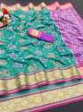Pure Patola Jacquard Silk Saree With Blouse  thumb 2