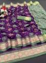 Pure Patola Jacquard Silk Saree With Blouse  thumb 5