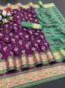 Pure Silk Jacquard Patola Silk Saree With Blouse thumb 1