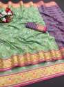 Pure Silk Jacquard Patola Silk Saree With Blouse thumb 4