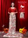 Ready-to-wear Floral Printed Georgette Saree thumb 1