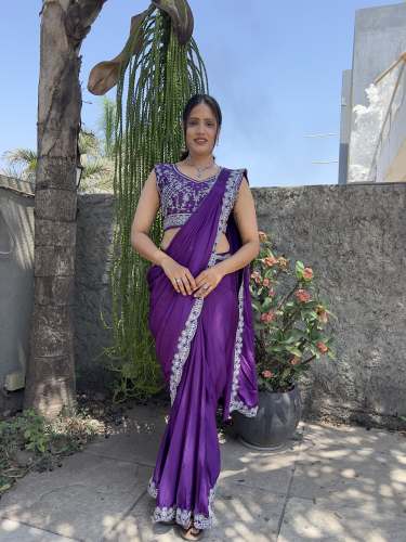 Ready To Wear Saree With Ready Made Blouse 