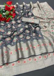 Rich Pallu Organza Designer Saree For Women