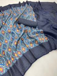 Soft Silk Patola Print Banarasi Silk Saree