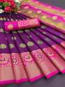 Woven Jacquard Pure Silk Traditional Banarasi Katan Saree thumb 10