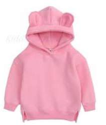 Kids Baby Boys Pink Fancy Hoodies