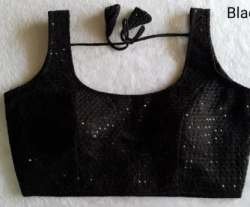 Stylish Ladies Party Wear Sequence Readymade Blouse