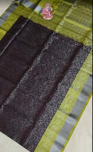 New Collection Black Soft Silk Sare