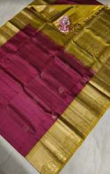 New Collection Maroon Golden Saree