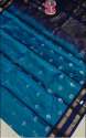 Silk Blue Golden Zari Work Saree