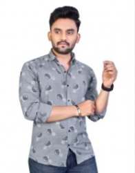 Men Casual Printed Cotton Shirts in Law Rate