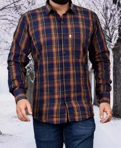 Formal Check Cotton Shirts For Men