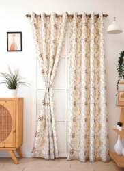 Floral Printed Door Curtain