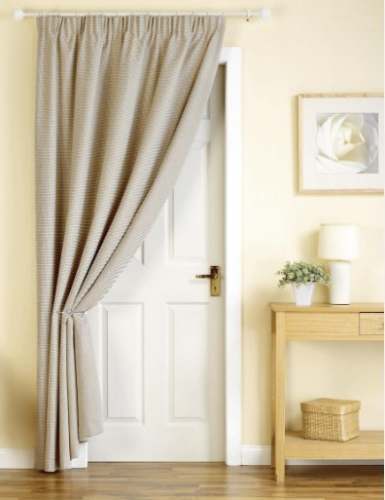 Plain Polyester Single Door Curtain