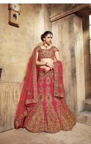 stylish bridal lehenga by J Kamdar Rajkot