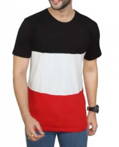 Multi Color Knitted T shirts For Men by Shree Shankar Fashion