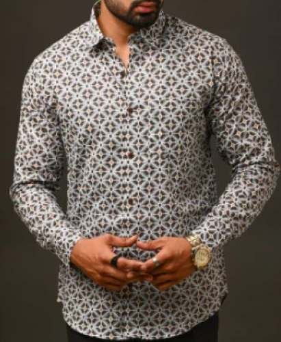 Men Full Sleeve Printed Shirts by Neha Collection