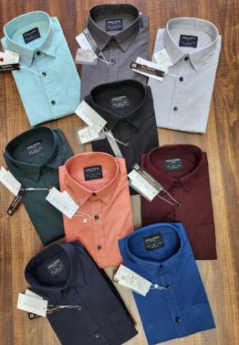 Daily Wear Full Sleeve Cotton Shirts For Men by Shree Shubham Mens Wear
