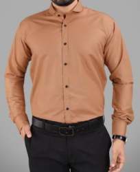 Full Sleeve Peach Cotton Shirts