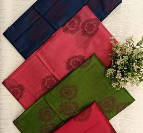 Buy Law Rate Ladies Cotton Soft Silk Saree by Shree Dhanam Saree