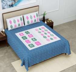 King Size Jaipuri Cotton Bed Sheet