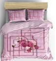 Print cotton Bed sheet with 2 pillow covers thumb 3