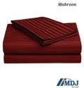 Satin Stripe Bed Sheets For Hotel  
