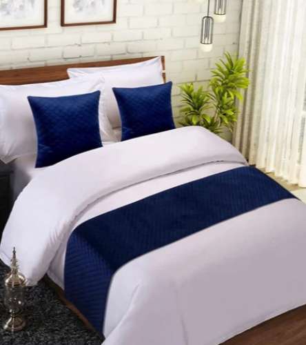 Hotel Velvet Bed Runners With Cushion by GNK Enterprises