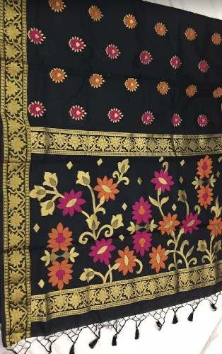New Multi Color Handloom Saree For Women by New Saree Sansar