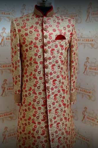 Mens Wedding Embroidery Kurta