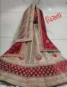 New Collection Heavy Embroidery Velvet Bridal Lehenga Choli thumb 2