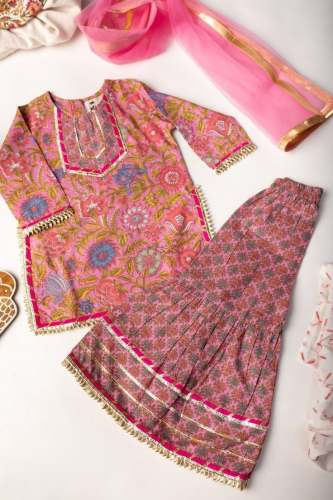 Exclucive Collection Of Kids Sharara Suit
