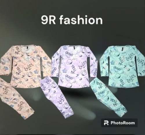 Kids Top And Bottom Night Suit by V M Traders