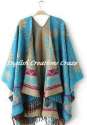 Ladies Casual Wear Printed Poncho 