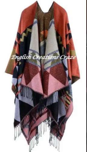 Stylish Wool Women Ponchos by English Creations Craze