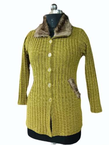 Ladies Fancy Woolen Cardigan by A Zee Fashions