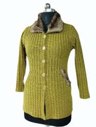 Ladies Fancy Woolen Cardigan