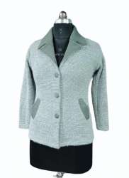 Ladies Full Sleeves Woolen Cardigan