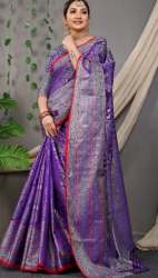 Rich Kanchipuram Silk Saree With Zari Woven Work