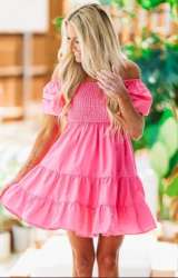 Ladies Casual Wear Off Shoulder Dress