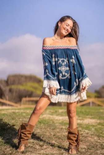 Ladies Hand Embroidered Poncho 