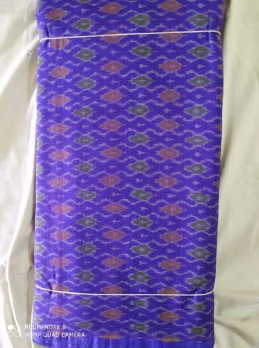 New Blue Pochampally Dress Material by Sri Sheshu Handlooms