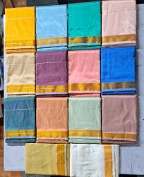 Silk dhoti & Cotton dhoti
