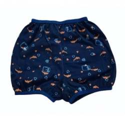 Kids Cotton Navy Blue Bloomer