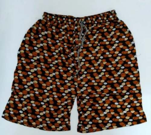 Mens Printed Cotton Bermuda