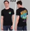 Slim Fit Mens Black T shirt  thumb 2
