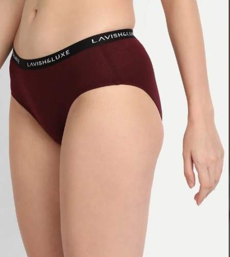 Plain Maroon Ladies Panty 
