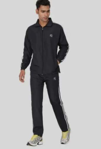 Men Cotton Tracksuit With Collar Neck by Ms Andazs Bright