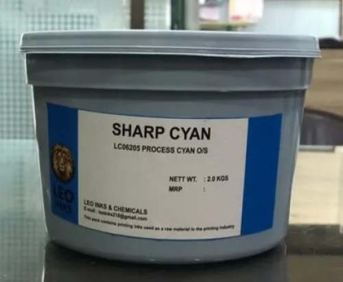 Sharp Cyan Offset Printing Ink