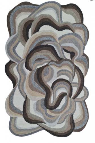 Wool Brown Floor Rugs